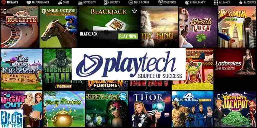 PT (Playtech) thương hiệu phát triển game đỉnh cao